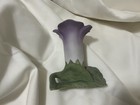 Vintage Lefton China Purple Lily Candle Holder Kw2499