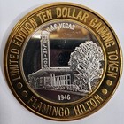 Flamingo Hilton Las Vegas 1946  999 Silver Limited Edition  10 Gambling Token
