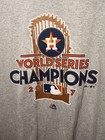 Houston Astros 2017 World Series Champions Majestic Official Mlb Mens Xl  Nwt