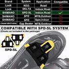 Bucklos Ultegra Pd-r8000 Spd-sl Carbon Pedal 9 16  Road Bike Cycling Sh11 Cleat 