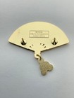 Princess Cinderella Disney Folding Fan Pin Boxlunch Pumpkin Coach Dangle G3