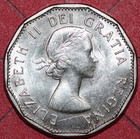 Canada  1960   5 Cents  Beaver  Queen Elizabeth Ii  21 2mm