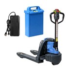 4400lbs Fully Electric Pallet Jack Truck Powered Lithium Battery 48  X 27  Forks