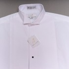 Neil Allyn Tuxedo Shirt Men   s S 32 33 White Wingtip Collar Formal Nwt