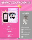 Kids Smart Phone Toy Gift For Girls Age3-10 Toddler Toy Learning Phone  pink 