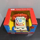 Fisher-price Chatter Telephone New In Box Pull Along Toy