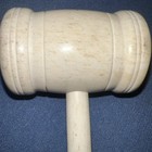 Unusual Carved Gavel 7 1 2   