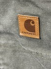 Carhartt B11-mos Men   s Carpenter Work Pants 36x32 Green Cotton Canvas