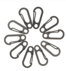 10pcs Mini Carabiner Clip Snap Spring Clasp Hook Keyring Camping Karabiner
