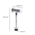Manual Press Alloy Urinal Flush Valve For Office Hotel And Home Use 2pcs