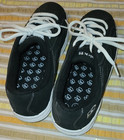Brunswick Stealth Bowling Shoes   Men s 11 med d excellent Condition black white