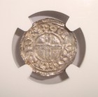 1029-1036 Kings Of All England Cnut Silver Penny Ngc Ms60