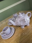 Pbk Children Tea Set Play Ceramic Elephant Pastel Purple Pottery Barn Kids All
