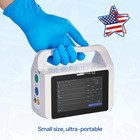 5   Portable Touch Patient Monitor Vital Signs Machine Ecg Nibp Spo2 Resp Temp