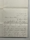 1868 Coudersport  Pennsylvania Handwritten Letter Beautiful Handwriting