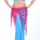 Sequin Tassel Hip Belly Dance Scarf Belt Triangle Fringe Wrap Sexy Skirt Women