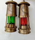 Pcs Of 2 Brass Minor Oil Lamp Antique Nautical Ship Lantern Maritime Boat Ligh