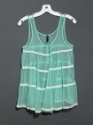 Victoria   s Secret Vintage Inspired Baby Doll Chemise Sz Small Sheer Blue Nightie