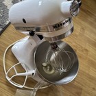 Kitchenaid Classic Series 4 5qt Tilt-head Stand Mixer White With Attachments