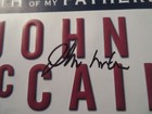 Senator John Mccain Signed Faith Of My Fathers Hardcover Book Bas Coa Autograph