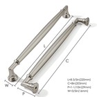 2 Pack 8 Inch203mm Brushed Satin Nickel Cabinet Pulls Heavy Duty Solid Cabine