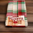     st Nicholas Square New Red Green Plaid Tablecloth 60x102   8 Napkins    nwt
