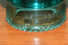 Antique Hemingray Aqua Blue Mickey Mouse Glass Insulator  60  b 