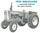 Oliver 1850 Tractor Row Crop Wheatland Sales Brochure 92 Pto Horsepower