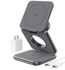 Kuxiu Foldable Magnetic Wireless Charging Stand For Apple Iphone  iwatch airpods