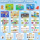 Busy Book For Toddlers 3-5  Preschool Learning Large-36 Themes  Multicolored