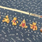 Vintage 1996 Fabric Traditions Teddy Bear Border Cotton Fabric By The Half Yard
