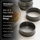 Crumpet Rings Nonstick 3 5 Inch - English Muffin Rings 
