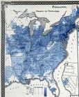 1870 United States Census Map Population Density Foreign British Norwegian Us
