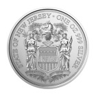 New Jersey State Seal 1 Oz  999 Silver Cannabis Marijuana  Pot  Legalize It 2021