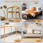 36 Pack Upgraded Ruby Slider Chair Leg Protector Hardwood Floors Fits All Shape