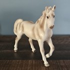 Vintage Grey Brown White Horse Figurine 6  X 7  Arabian Graceful Japan Porcelain