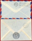 Thailand 1948 Airmail Covers To Us   1949 Airmail Cover To Switzerland