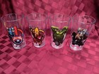 Marvel Avengers Set Of 4 16oz Drinking Glasses Iron Man Thor Hulk Capt  America