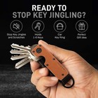 Rossm Key Organizer - Compact Minimalist Metallic Key Holder   Holds 2-6 Keys