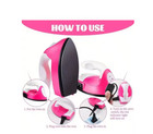 Mini Craft Ironrose Red Mini Heat Press Small Iron Portable Handy Travel Heat I