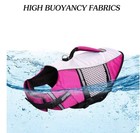 Dog Life Jacket Swimming Vest Xxl Dogs Neoprene Water High Visibility Pet Pink