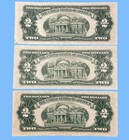 1963 1953 Red Seal  2    star Note  Au unc   Two Dollar Bill From Estate  
