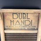 Vintage Washing Board 18 x8 5  Dubl Handi Columbus Washboard Co 