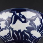 6 2  rare China Antique Ming Dynasty Xuande Blue Glaze Waterweeds Bowl