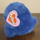 Swibco Vintage Puffkins Skylar Bear Tag 6671 Blue Round Beanie Ball Plush Toy