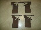 4 Antique Vintage Barn Door Pulleys