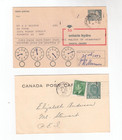Canada Postal Stationery Lot 14 Used Postal Cards Or Envelopes   27 Duplicates