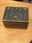 Antique Chinese Cloisonne Enamel Black Lidded Trinket Box