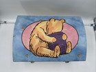 Disney Classic Pooh Wooden Chest Storage Box Winnie The Pooh Keepsake Trunk