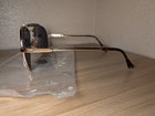 Outlook Eyewear Aviator Sunglasses Gold Metal Frame Gray Lenses Bausch Lomb